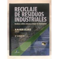Usado, Libro Reciclaje De Residuos Industriales segunda mano  Colombia 
