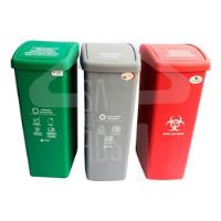 Canecas De Residuos (roja-gris-verde), usado segunda mano  Colombia 