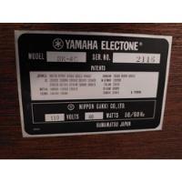 Organo Yamaha Electron Modelo Bk-4c Serial 2116 segunda mano  Colombia 