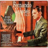 Lp Fernando Valades Vol.iii Su Voz,su Piano Y Su Conjunto-rc, usado segunda mano  Colombia 
