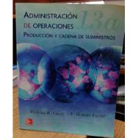 Libro Administracion De Operaciones Produccion segunda mano  Colombia 