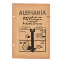 Colombia Exportación De Café Aviso Publicitario De 1936 segunda mano  Colombia 
