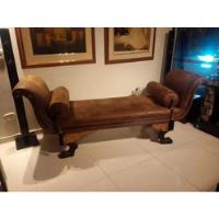 Chaise Lounge O Sofa Frances Antiguo Tallado En Cedro 1890, usado segunda mano  Colombia 