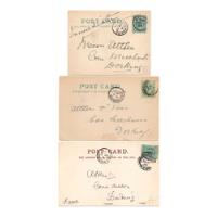 Postales Antiguas De Inglaterra 1904 Y 1906 segunda mano  Colombia 
