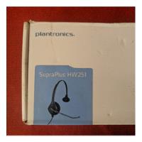 Diadema Headset Plantronics Hw251 Monoaural segunda mano  Colombia 
