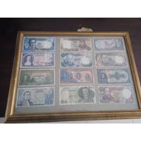 Cuadro De Billetes Antiguos Colombianos Originales  segunda mano  Colombia 