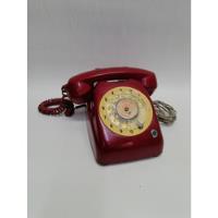 Teléfono Mesa Antiguo Baquelita Japan 1950 Rojo Decorativo, usado segunda mano  Colombia 
