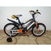 Usado, Bicicleta Niñoe 16 Gw Con Rueda, Color Negro Y Naranja segunda mano  Colombia 