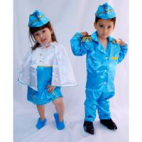 Disfraz De Profesiones Fuerza Aerea Piloto Niños, usado segunda mano  Colombia 