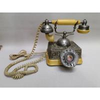 Teléfono De Mesa Antiguo En Antimonio Y Baquelita Singapore  segunda mano  Colombia 