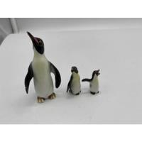 Figuras Decorativas Familia Pingüinos Porcelana X 3, usado segunda mano  Colombia 