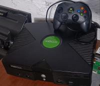 Xbox Clásico Caja Negra Buen Estado Control Genérico , usado segunda mano  Colombia 