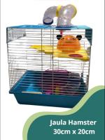 Jaula Para Hamster Con Tubos Y Accesorios 30 X 20 X 20, usado segunda mano  Colombia 