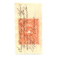 Estampilla Timbre 20 Centavos 1889 - 1890 Naranja segunda mano  Colombia 