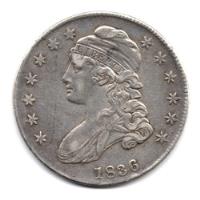 Estados Unidos 50 Centavos 1836 Medio Dólar, usado segunda mano  Colombia 