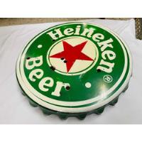 Aviso Tapa Heineken Beer En Acrílico segunda mano  Colombia 