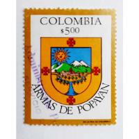 Estampillas: Armas Escudo De Armas De Tunja, Popayán,...., usado segunda mano  Colombia 