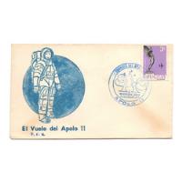 Uruguay Vuelo Del Apolo X I Sobre De Primer Día 1969, usado segunda mano  Colombia 