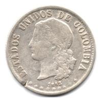 20 Centavos 1882 Gramos Medellín, usado segunda mano  Colombia 