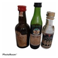 Lote Botella Colecionable Pequeña De Whisky Europeo segunda mano  Colombia 