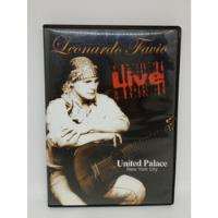 Dvd / Leonardo Favio - Live - United Palace Nyc  segunda mano  Colombia 