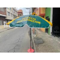 Parasol Sombrilla Con Base Impermeable 220cm Diametro, usado segunda mano  Colombia 