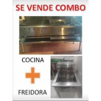 Combo De Cocina + Freidora Usado, Muy Buen Estado segunda mano  Colombia 