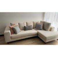 Sofa En L En Tela Importada Capodoccia Marfil - Usado segunda mano  Colombia 