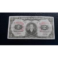 Usado, Colombia 2 Pesos Oro De 1942 segunda mano  Colombia 