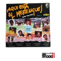 Lp Varios Artistas- Aquí Está El Merengue Vol. 2 / Excelente segunda mano  Colombia 