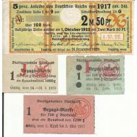 Alemania Billetes - Bonos Para Comprar Harina, Pan 1917 segunda mano  Colombia 