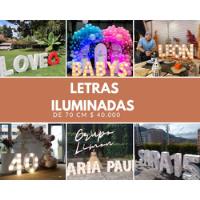Letras Iluminadas Para Eventos - Alquiler  segunda mano  Colombia 