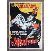 Afiche Poster Pelicula El Vampiro segunda mano  Colombia 