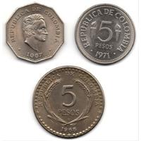 1 Peso 1967, Congreso Eucarístico, Juegos Panamericanos Cali segunda mano  Colombia 