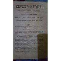 Revistas De Medicina Antiguas. Colombia Siglo Xix. Empastads segunda mano  Colombia 
