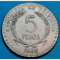 Colombia Moneda 5 Pesos 1968 Congreso Eucarístico segunda mano  Colombia 
