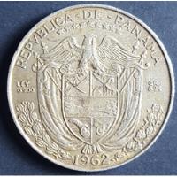 Panama 1/4 De Balboa De 1962 De Plata segunda mano  Colombia 