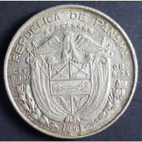 Usado, Panama 1/4 De Balboa De 1961 De Plata segunda mano  Colombia 