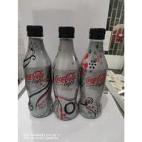 Colección 3  Botella Cocacola Light Grises 2006, usado segunda mano  Colombia 