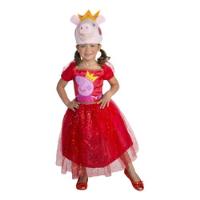 Usado, Disfraz Vestido Princesa Peppa Cerdita Original segunda mano  Colombia 
