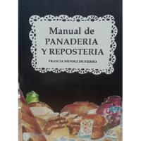 Usado, Libro Manual De Panaderia Y Reposteria segunda mano  Colombia 