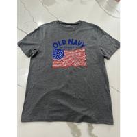Camiseta Gris M De Hombre Old Navy Bandera Usa segunda mano  Colombia 