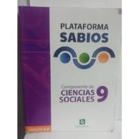 Plataforma Sabios Ciencias Sociales 9 De Libros Y Libros segunda mano  Colombia 