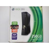 Usado, Xbox 360 Slim 250gb Matte Black En Caja + 1 Juego + Control segunda mano  Colombia 