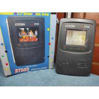Tv  Televisor Portable Citizen St555 Coleccionable, usado segunda mano  Colombia 