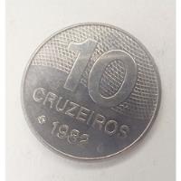 Moneda Brasil 10 Cruzeiros 1982 segunda mano  Colombia 