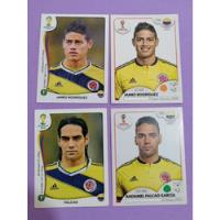 4 Laminas Panini De James Rodriguez Y Radamel Falcao (2 Y 2) segunda mano  Colombia 