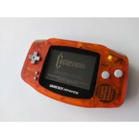 Gba Nintendo Game Boy Advance Naranja Transparente +juego, usado segunda mano  Colombia 