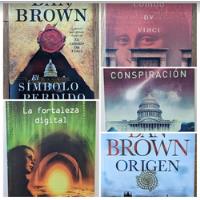 Colección Libros Dan Brown (5 Titulos Originales) segunda mano  Colombia 