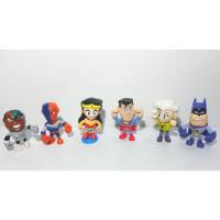 Usado, Lote X 6 Figuras  Wonder Woman Batman Superman Cyborg 6 Cm  segunda mano  Colombia 